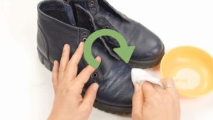 softening new leather boots